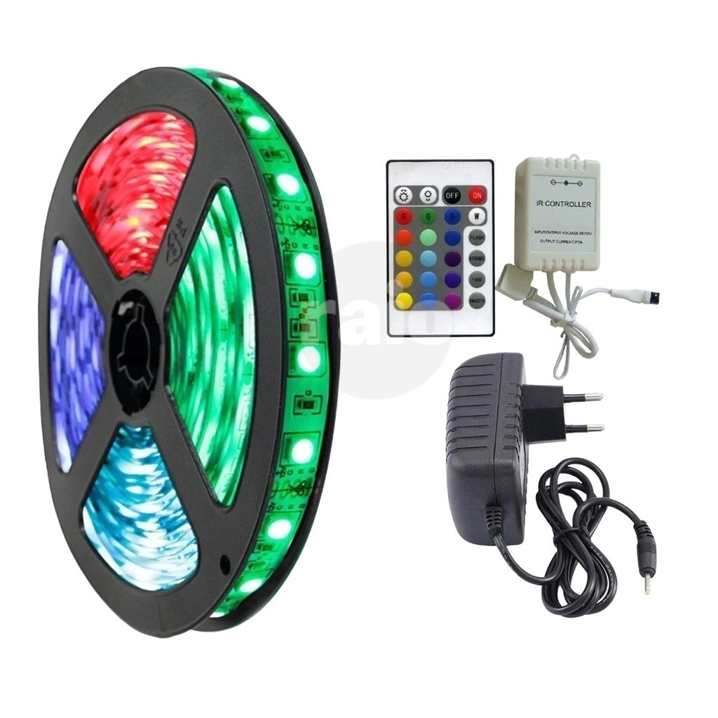 Cinta LED RGB 5M – Ilumina Tu Espacio con Estilo y Color