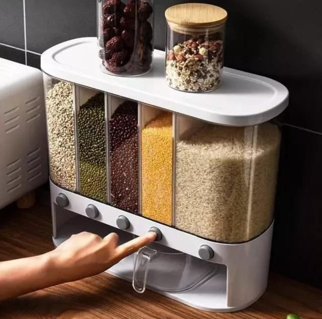 Dispensador de Granos – Frescura y Organización en tu Cocina